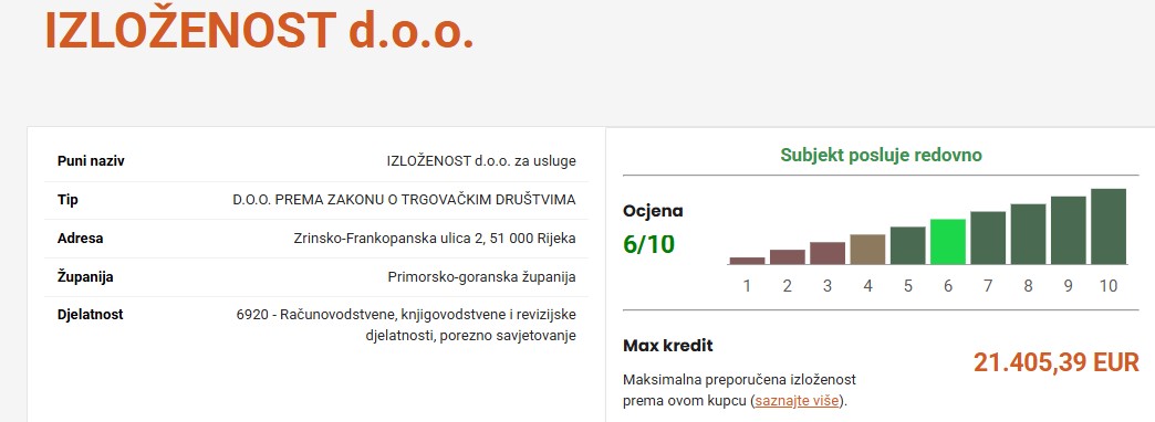 Maksimalna preporučena izloženost